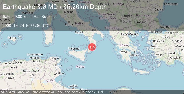 Map of SOUTHERN ITALY