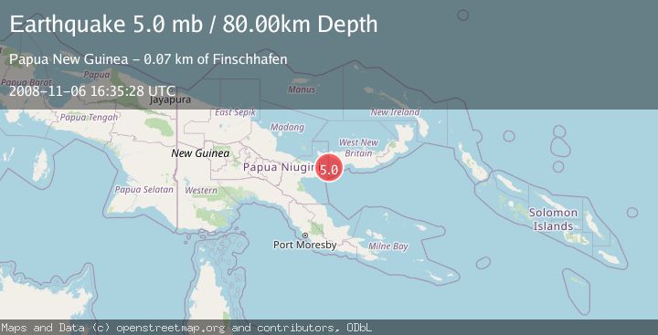 Map of NEW BRITAIN REGION, P.N.G.