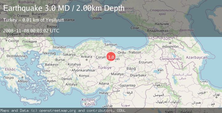 Map of CENTRAL TURKEY