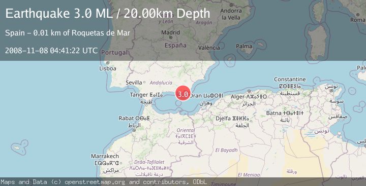 Map of STRAIT OF GIBRALTAR