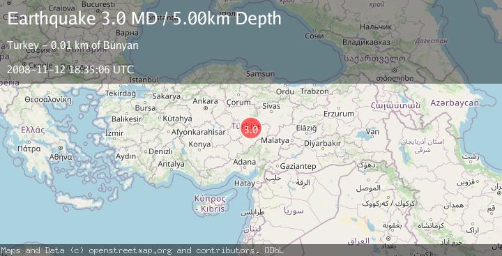 Map of CENTRAL TURKEY