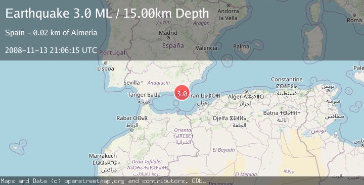 Map of STRAIT OF GIBRALTAR