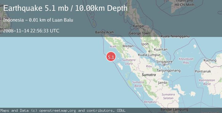 Map of SIMEULUE, INDONESIA
