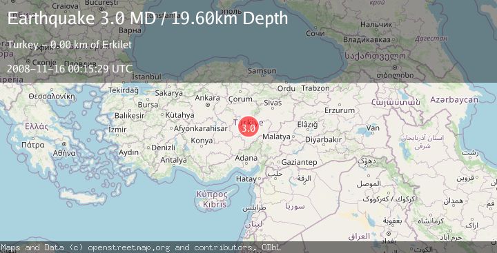 Map of CENTRAL TURKEY