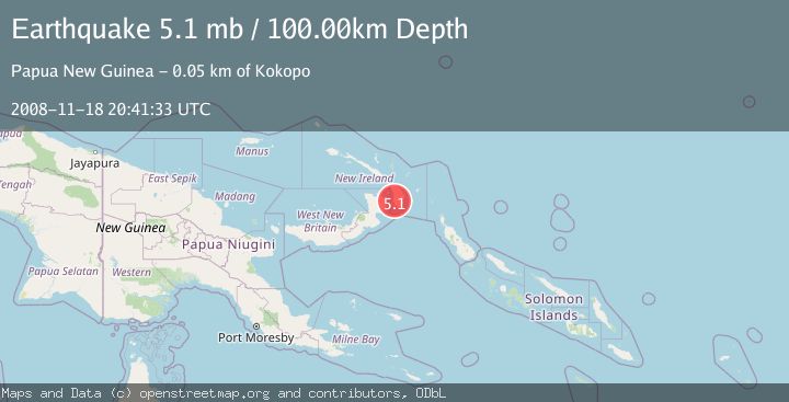 Map of NEW BRITAIN REGION, P.N.G.