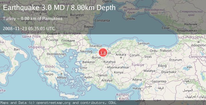 Map of WESTERN TURKEY