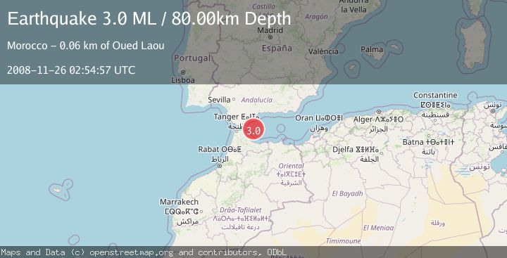 Map of STRAIT OF GIBRALTAR
