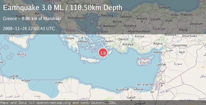 Map of DODECANESE ISLANDS, GREECE