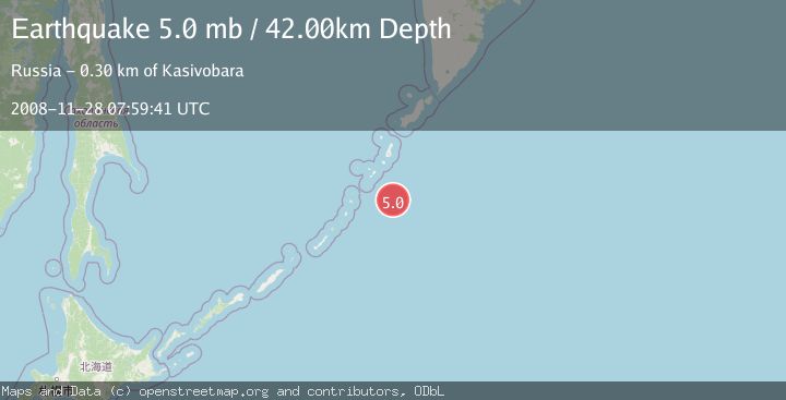 Map of KURIL ISLANDS