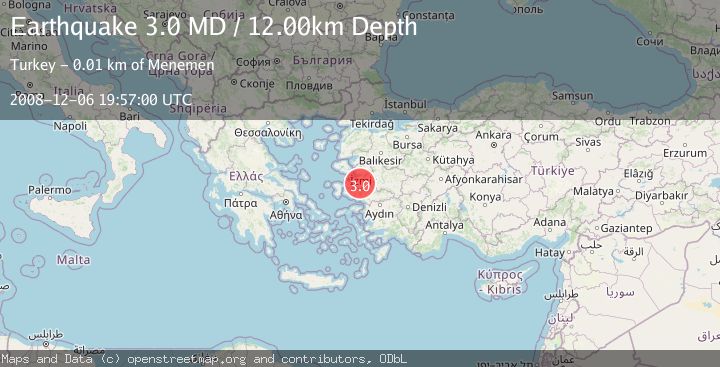 Map of WESTERN TURKEY