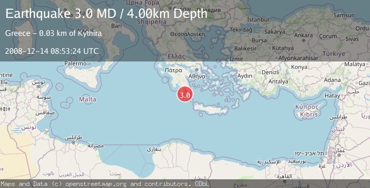 Map of SOUTHERN GREECE