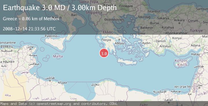 Map of SOUTHERN GREECE