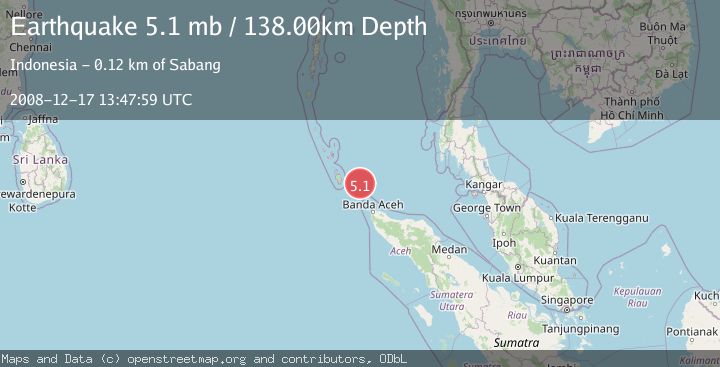 Map of NICOBAR ISLANDS, INDIA REGION
