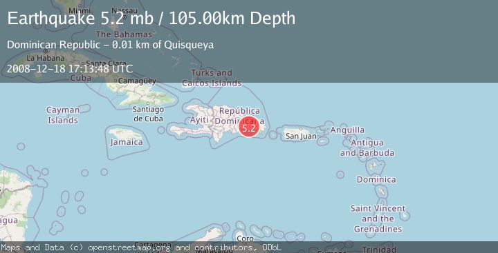 Map of DOMINICAN REPUBLIC