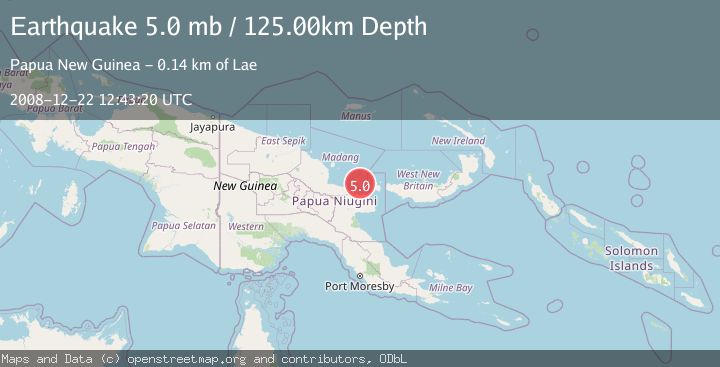 Map of EASTERN NEW GUINEA REG., P.N.G.
