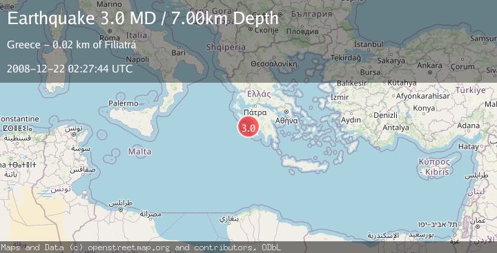 Map of SOUTHERN GREECE
