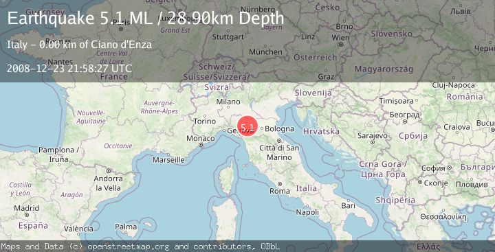 Map of NORTHERN ITALY