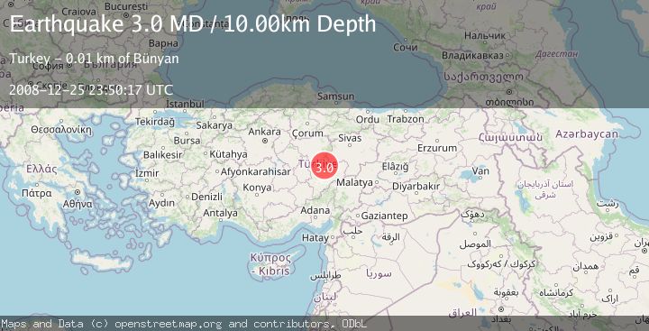 Map of CENTRAL TURKEY