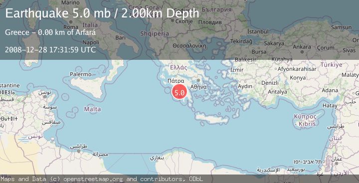 Map of SOUTHERN GREECE
