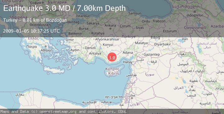 Map of CENTRAL TURKEY