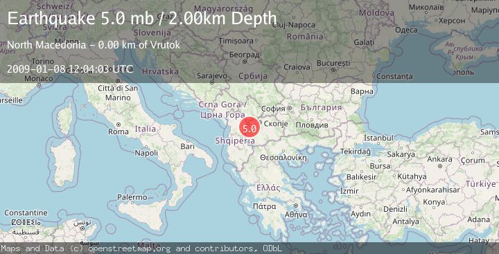 Map of FYR OF MACEDONIA