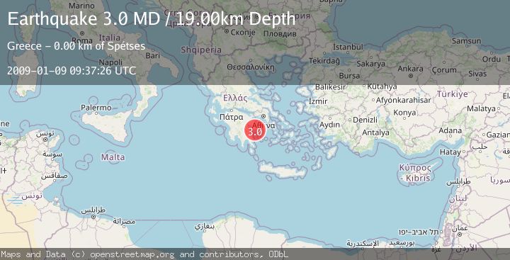 Map of SOUTHERN GREECE