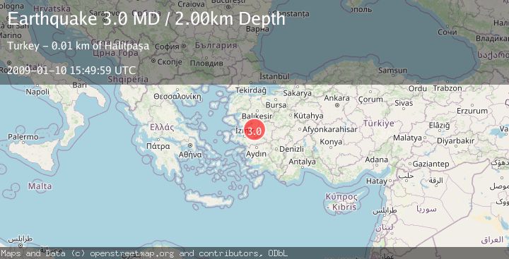 Map of WESTERN TURKEY