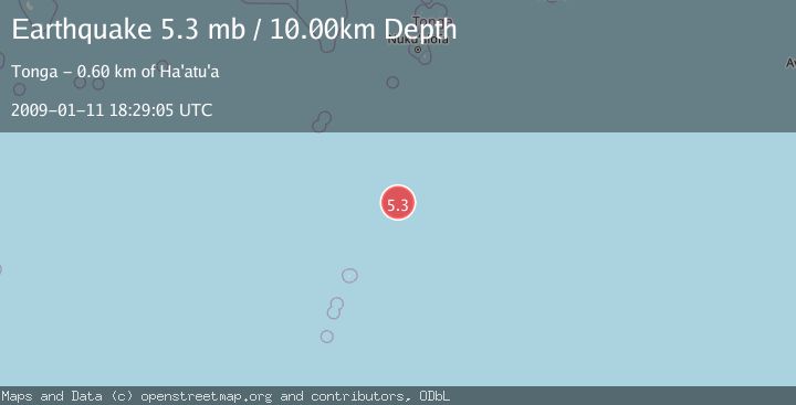 Map of SOUTH OF FIJI ISLANDS