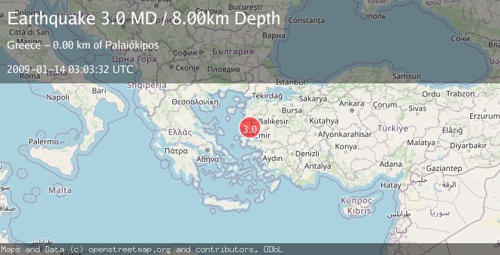 Map of NEAR THE COAST OF WESTERN TURKEY