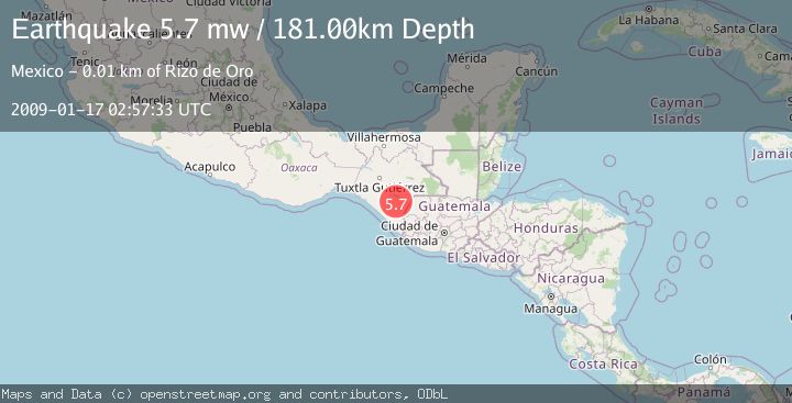 Map of CHIAPAS, MEXICO