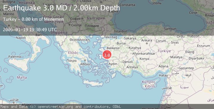Map of WESTERN TURKEY