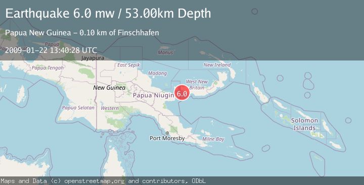 Map of NEW BRITAIN REGION, P.N.G.