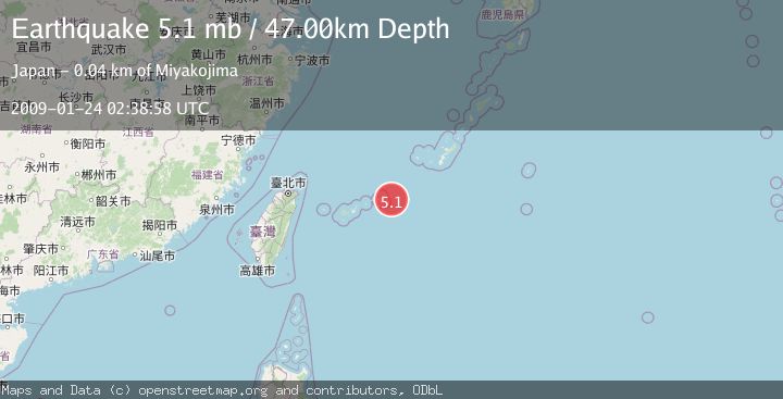 Map of SOUTHWESTERN RYUKYU ISL., JAPAN