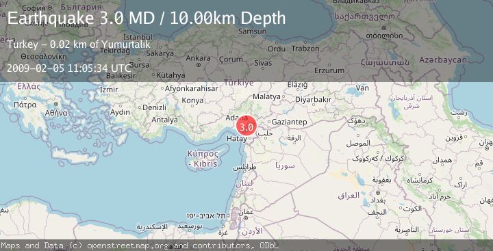 Map of CENTRAL TURKEY