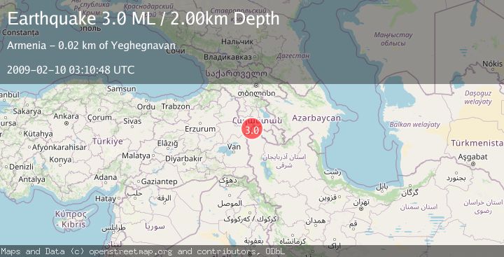 Map of TURKEY-IRAN BORDER REGION