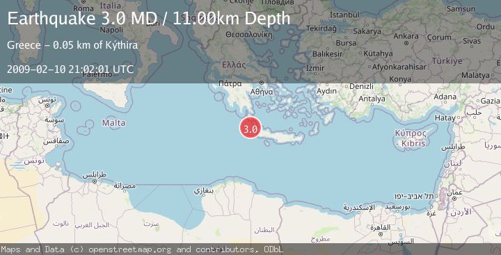 Map of CRETE, GREECE
