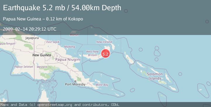 Map of NEW BRITAIN REGION, P.N.G.