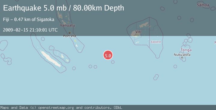 Map of VANUATU REGION