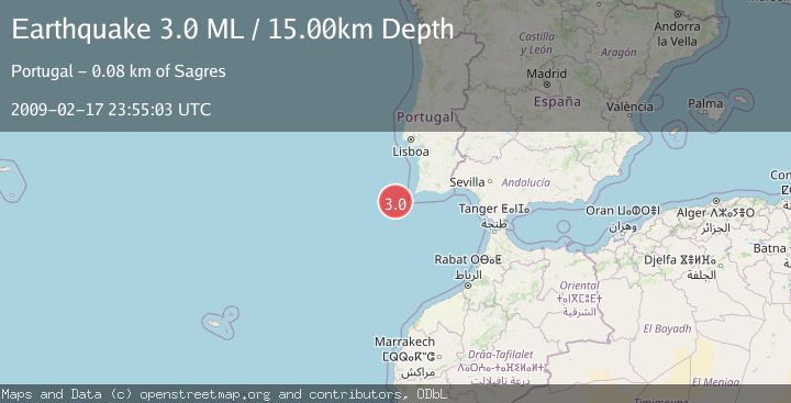 Map of WEST OF GIBRALTAR