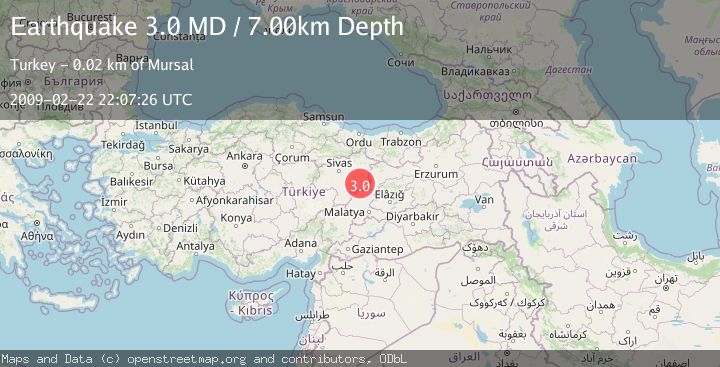 Map of CENTRAL TURKEY