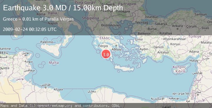 Map of SOUTHERN GREECE
