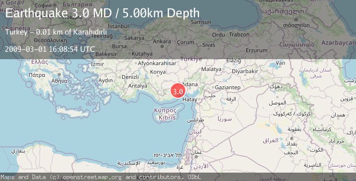 Map of CENTRAL TURKEY
