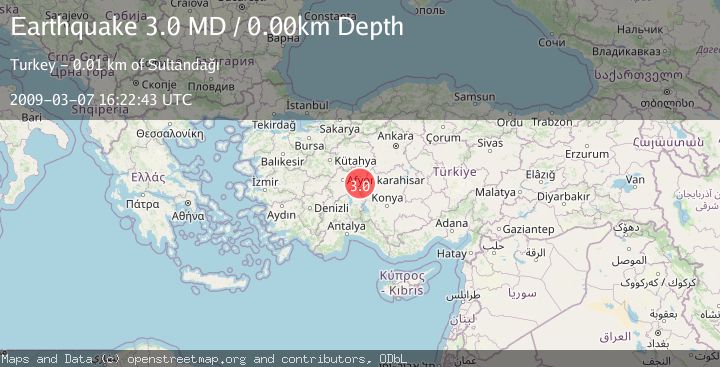 Map of WESTERN TURKEY