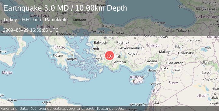 Map of WESTERN TURKEY