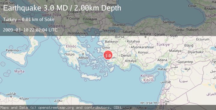Map of WESTERN TURKEY