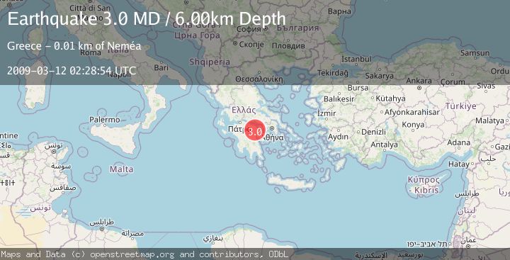 Map of SOUTHERN GREECE