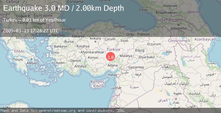 Map of CENTRAL TURKEY
