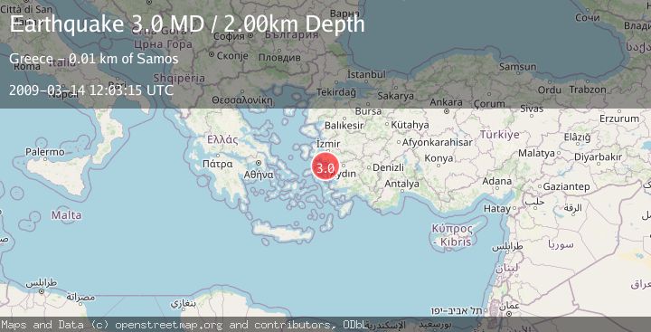 Map of WESTERN TURKEY