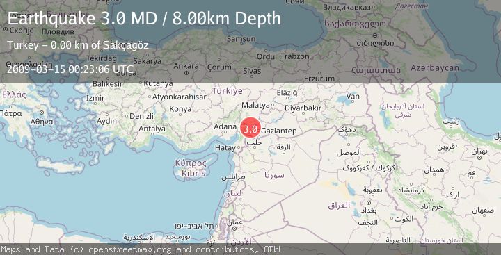 Map of CENTRAL TURKEY
