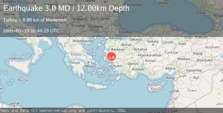 Map of WESTERN TURKEY